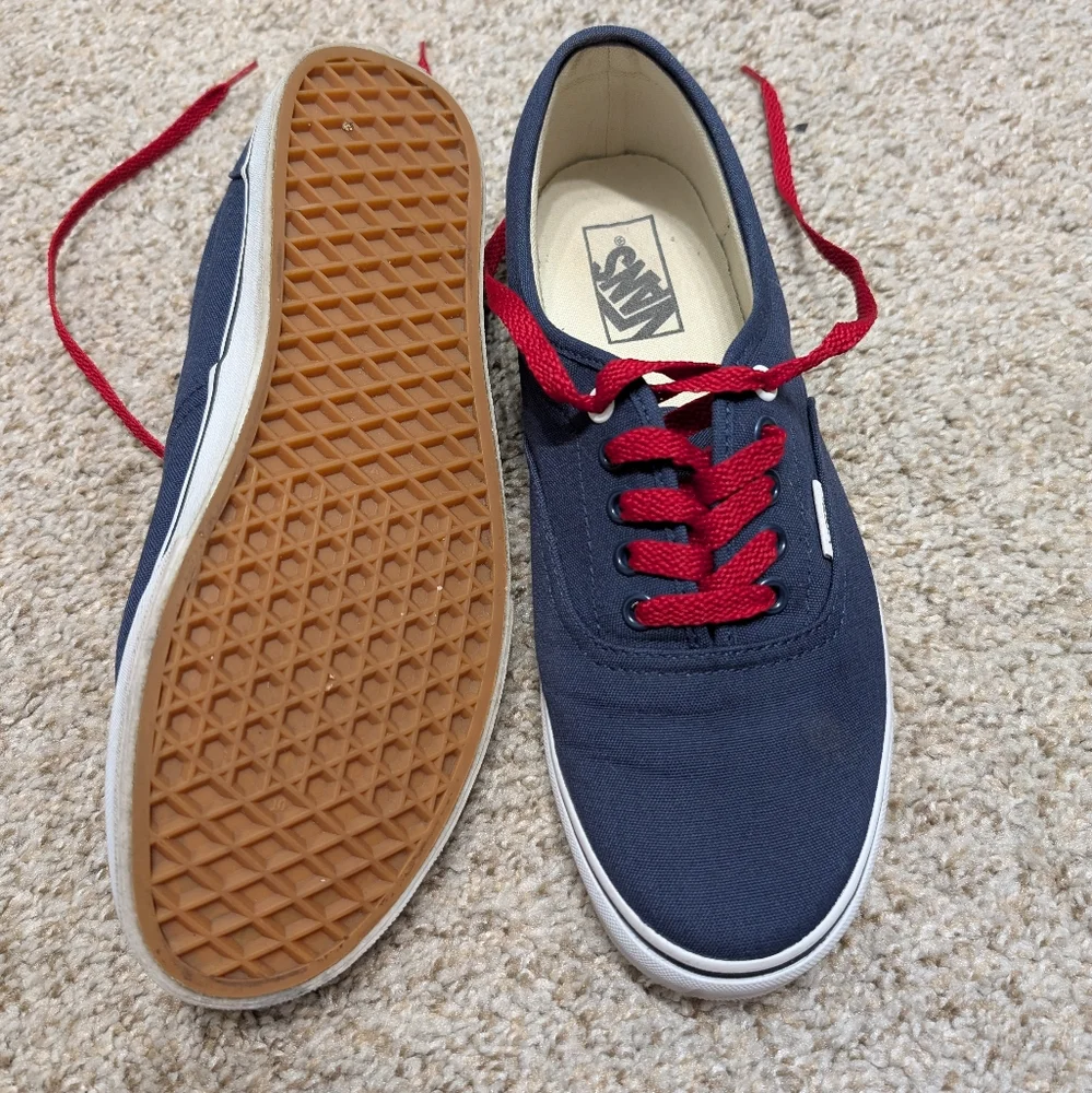 Vans Navy Authentic Shoes - Picture 3 of 5